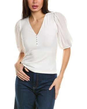 Joie Esme Silk Top - White