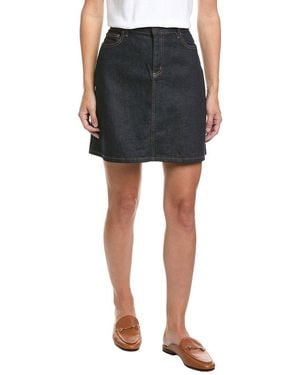 Brooks Brothers Denim Mini Skirt - Black