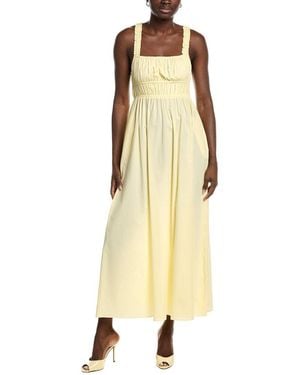 Garrie B Tank Midi Dress - Yellow