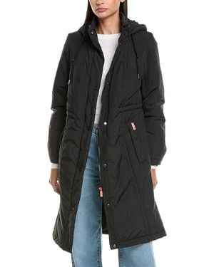 HUNTER Isabelle Longline Coat - Black
