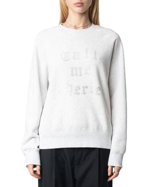 Zadig & Voltaire Call Me Cherie Sweatshirt - White