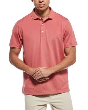 Brooks Brothers Solid Pique Polo Shirt - Pink