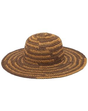 San Diego Hat Floppy Straw Hat - Brown
