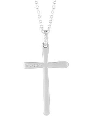 Reiss 14K 0.05 Ct. Tw. Diamond Necklace - White