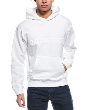 Helmut Lang Embossed Studio Hoodie - White