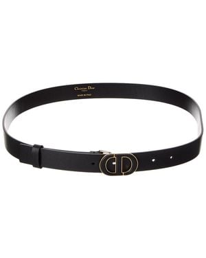 Dior 30 Montaigne Leather Belt - Black