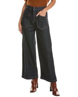 ASKK NY Virginia Resin Wide Leg Jean - Black