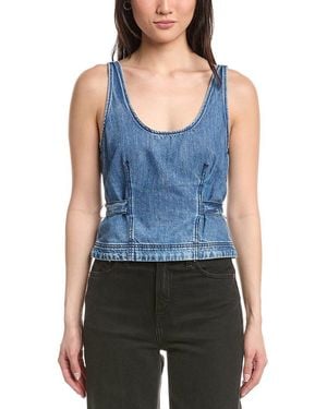 Rag & Bone Ultra Featherweight Estelle Top - Blue