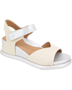 Gentle Souls By Kenneth Cole Jalleen Nubuck Sandal - Metallic
