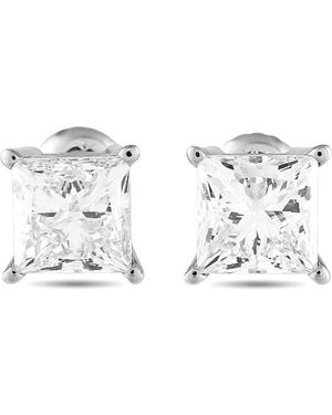 Lab Grown Diamonds 14K 3.60 Ct. Tw. Diamond Earring - Metallic
