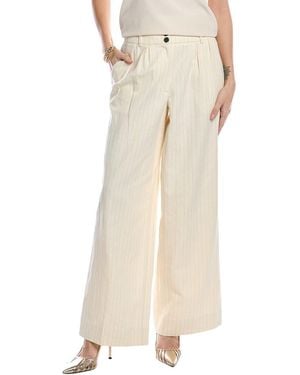 AllSaints Payton Linen-Blend Trouser - Natural