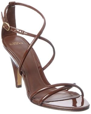 Alexandre Birman Lory 85 Leather Sandal - Metallic