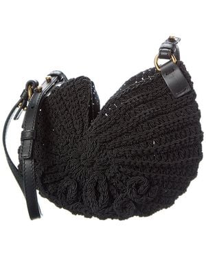Chloé Sea Treasures Crochet Crossbody - Black