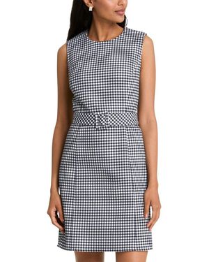 Draper James Sadie Belted Shift Dress - Blue