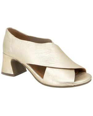 Gentle Souls By Kenneth Cole Yvette Leather Sandal - Natural