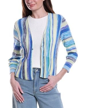 NIC+ZOE Coast Crush Cardigan - Blue