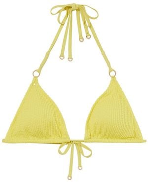 Reiss Wynee Bikini Top - Yellow
