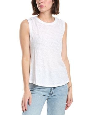 ATM Slub Jersey Crewneck Tank Top - White