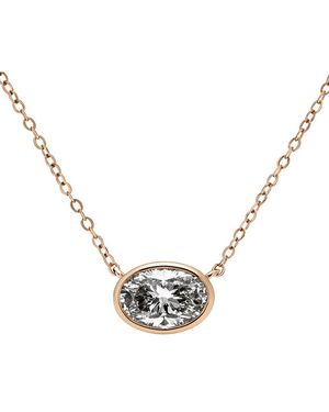 Prince Diamond & Jewelry 14K 2.50 Ct. Tw. Lab-Grown Diamond Stackable Pendant - Metallic
