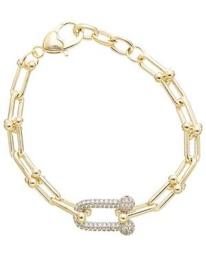 Juvell 18K Plated Cz Bracelet - Metallic