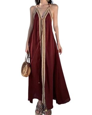 LEON GORI Midi Dress - Red