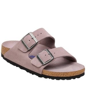 Birkenstock Arizona Soft Footbed Suede Sandal - Brown