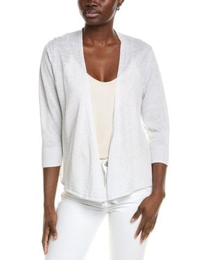 Tommy Bahama Shimmer Addison Linen-Blend Cardigan - White