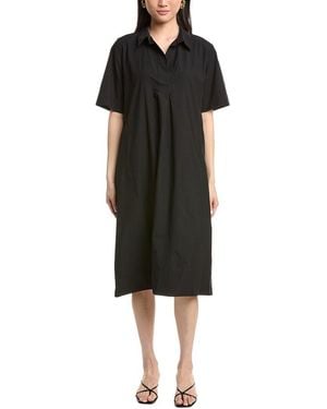 white christmas dresses Eileen Fisher Women's Puckered Organic Linen Grid Classic Collar Dress –  Channers