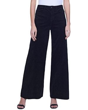 L'Agence Maghra High-Rise Noir Wide Leg Jean - Blue
