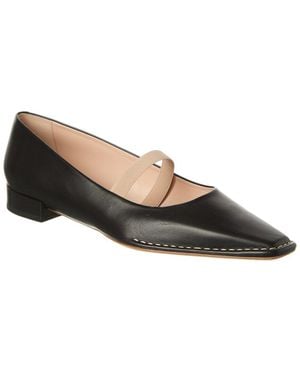 Tod's Leather Flat - Brown