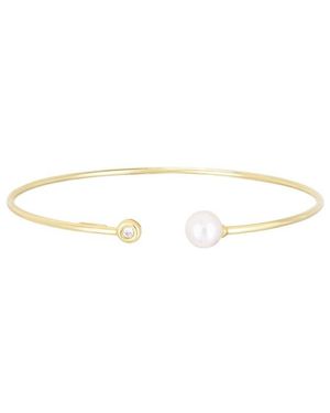 Sabrina Designs 14k 0.35 Ct. Tw. Diamond Bangle Bracelet - White