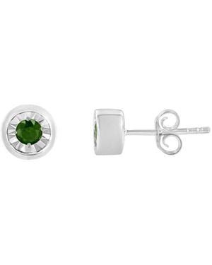 Haus of Brilliance 0.20 Ct. Tw. Diamond Stud Earrings - Metallic