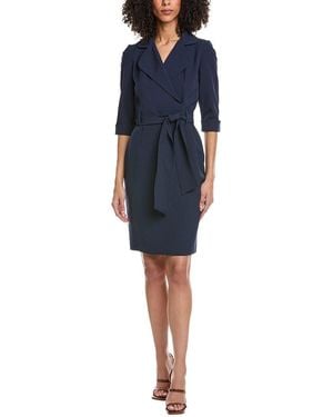 Black Halo Lucinda Sheath Dress - Blue