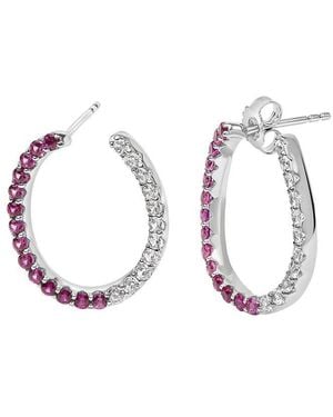 Haus of Brilliance Hoop Earring - Metallic
