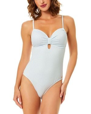 Cece Keyhole One-Piece - Blue