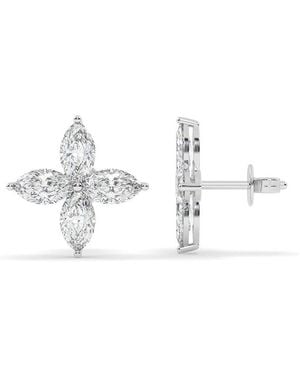 Lab Grown Diamonds 14K 2.00 Ct. Tw. Lab-Grown Diamond Earrings - White