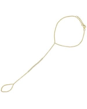 Sabrina Designs 14K 0.21 Ct. Tw. Diamond Hand Chain Bracelet - White