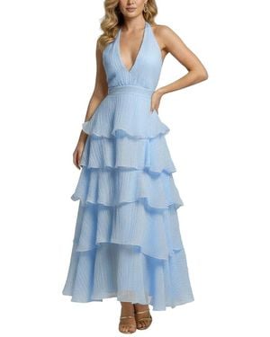 Tedora Midi Dress - Blue