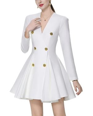 MIRA RICHI Mini Dress - White