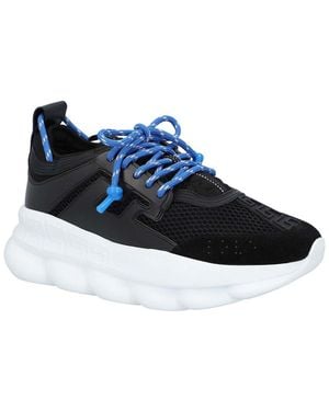 Versace Polyester Chain Reaction Trainer (Authentic Pre-Loved) - Blue