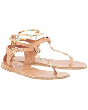 Ancient Greek Sandals Chrysso Leather Sandal - Pink