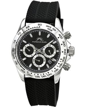 Porsamo Bleu Preston Sport Watch - Black