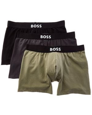 BOSS Boss Set Of 3 Boxer Brief - Green