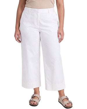 Eileen Fisher Wide Ankle Trouser - White
