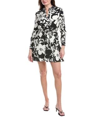 Sam Edelman Floral Shirtdress - Black