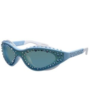 Swarovski Sk6024 42Mm Sunglasses - Blue