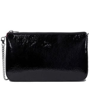 Christian Louboutin Loubila Patent Pouch - Black