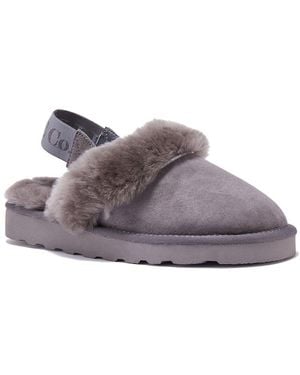Australia Luxe Mool Suede Slipper - Grey