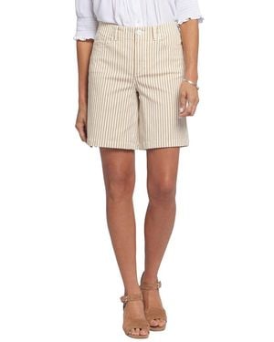 NYDJ Short Sunbird Stripe Bermuda Short Jean - Natural
