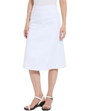 Lyssé Bellamy Denim Skirt - White